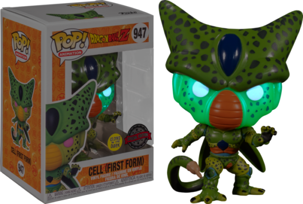 Funko Pop! Animation: Dragon Ball Z - Cell First Form (947) Special Edition GITD - Afbeelding 2