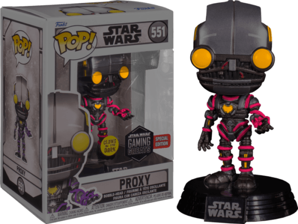 Funko Pop! Star Wars The Force Unleashed: Proxy (551) GITD - Afbeelding 2