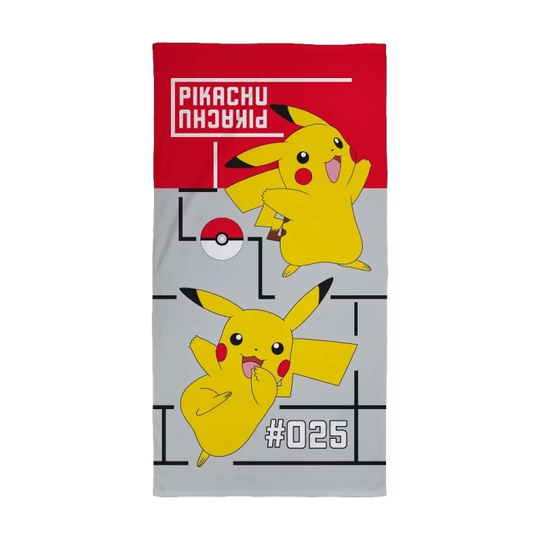 POKEMON - Pikachu Beach Towel 100% Cotton - 70x140cm