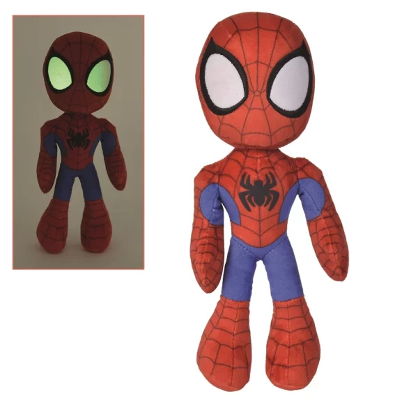 MARVEL - Spider-Man Eyes glow in the dark- Pluche 25cm