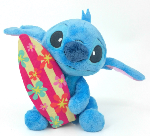 LILO & STITCH - Stitch met surfboard - Pluche 25cm