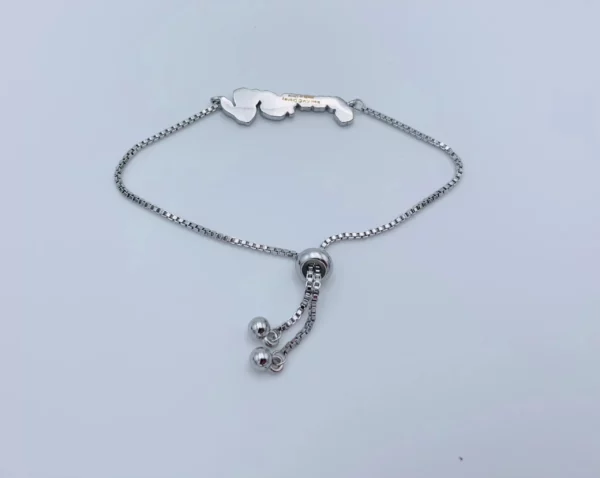 STITCH - Ajustable Brass Plated Bracelet - Afbeelding 3