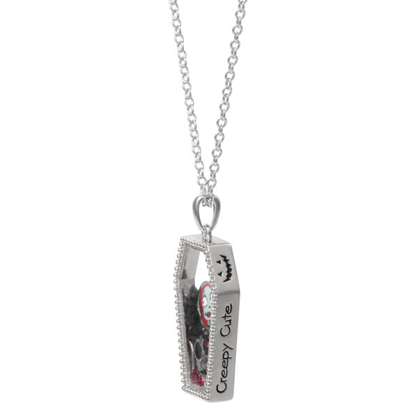 NBX - Coffin - Brass Plated Necklace & Floating Stones + Characters - Afbeelding 4