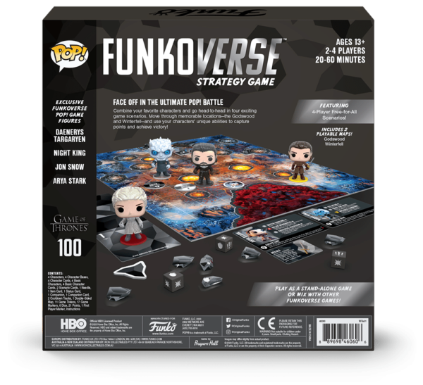 FunkoVerse - GAME OF THRONES 100 - 4 pack - Basis set 'UK' - Afbeelding 2