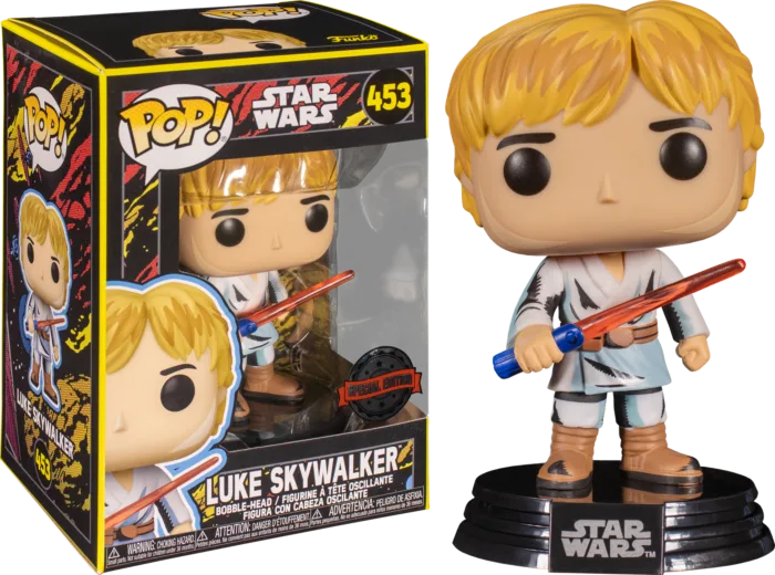 Funko Pop! Star Wars Retro Series: Luke Skywalker (453) Special Edition