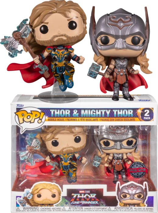Funko Pop! Thor 2022: 2 Pack Thor and Mighty Thor (Special Edition)
