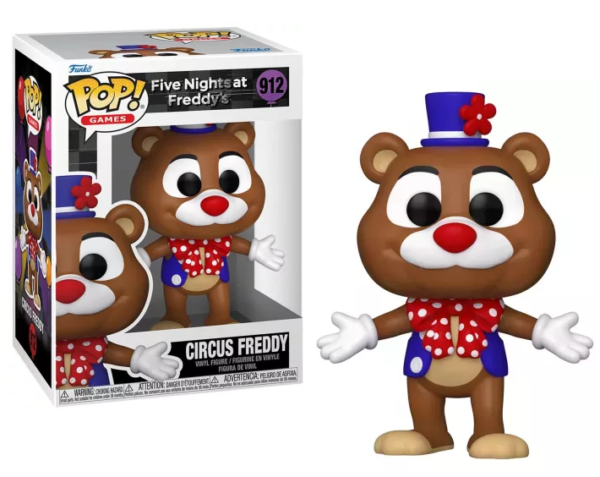 Funko Pop! Games – FNAF Security Breach – Circus Freddy (912)