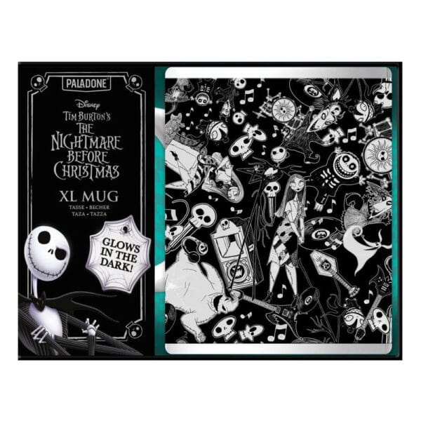 NIGHTMARE BEFORE XMAS - Mok XL formaat (GITD)