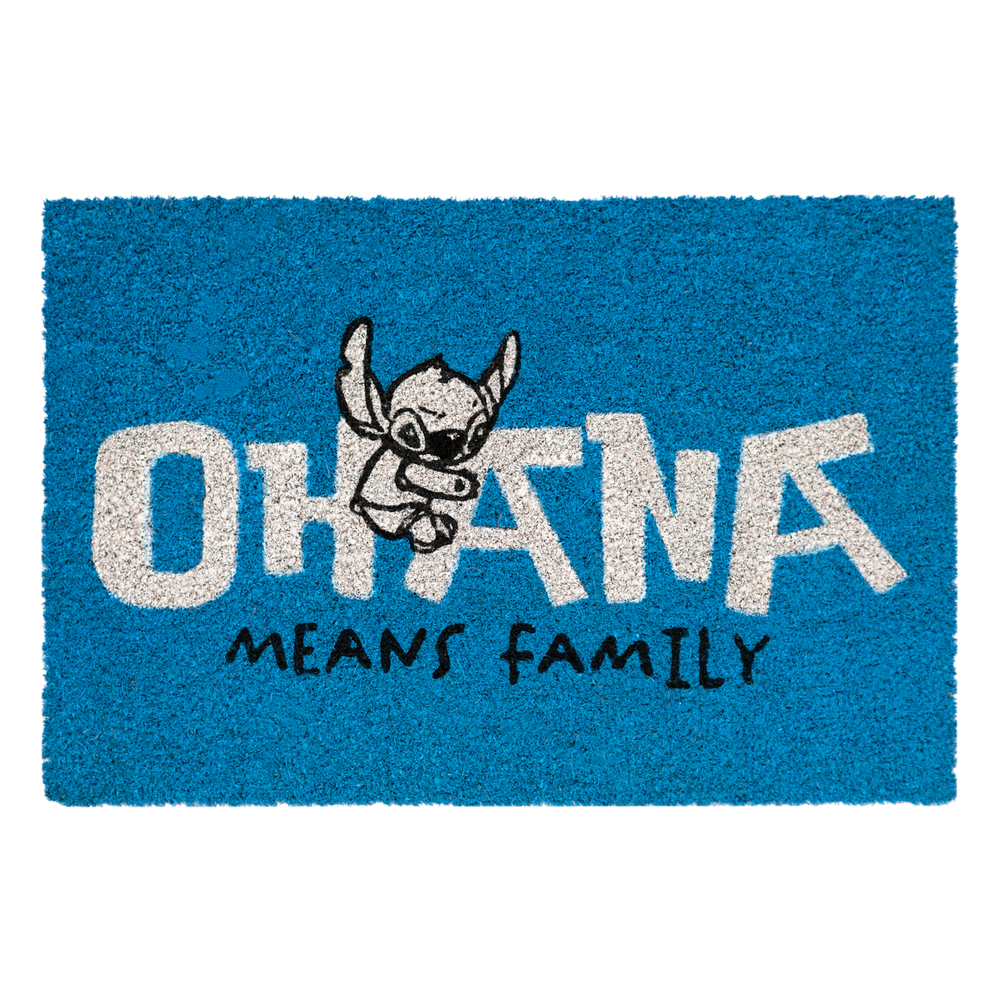 STITCH - Ohana - Blauwe deurmat