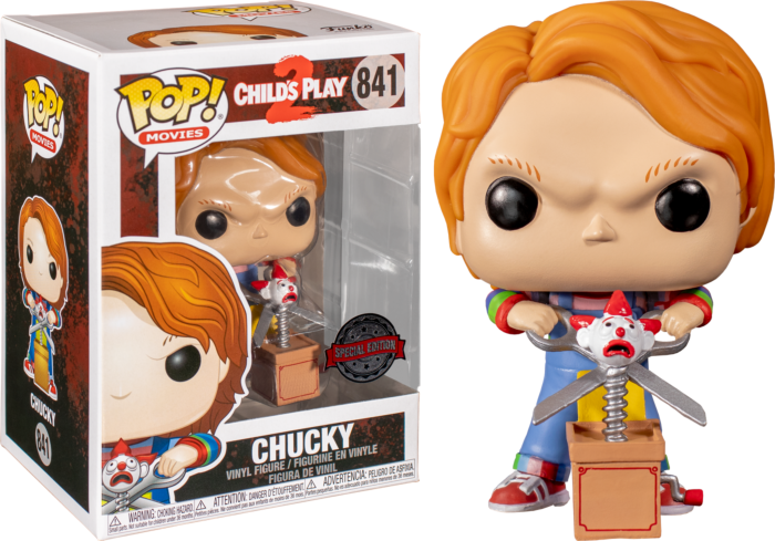 Funko Pop! Movies: Child's Play 2 - Chucky with Buddy and Giant Scissors (841) Special Edition