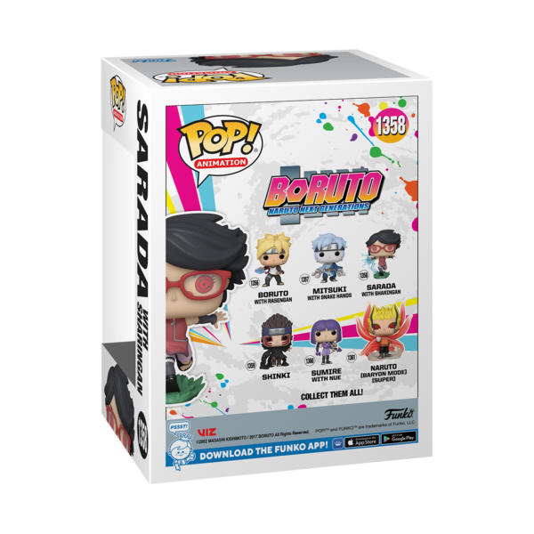 Funko Pop! Animation: Boruto - Sarada met Sharingan (1358) - Afbeelding 4