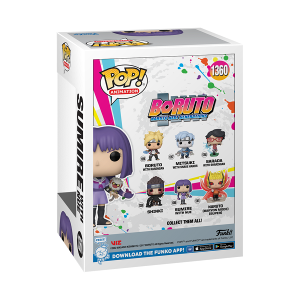 Funko Pop! Animation: Boruto - Sumire met Nue (1360) - Afbeelding 4