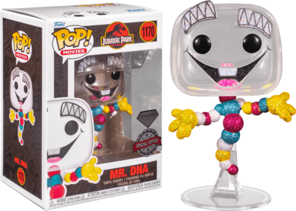 Funko Pop! Movies: JURASSIC PARK - Mr. DNA (1170) Diamond Special Edition