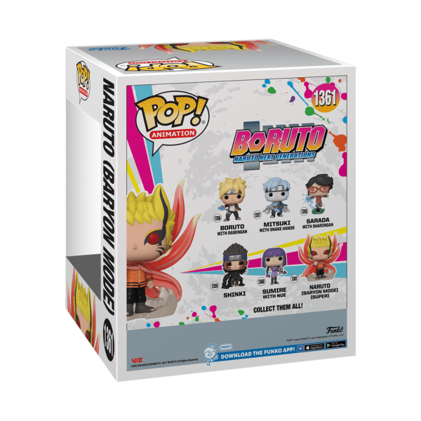 Funko Pop! Animation: Boruto - Baryon Naruto (1361) Super 6" - Afbeelding 4