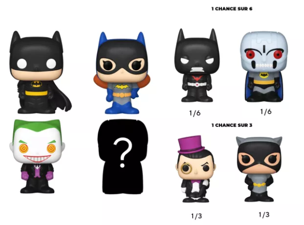 Funko Bitty Pop! DC COMICS - The Joker - 4 Pack 2.5cm - Afbeelding 2