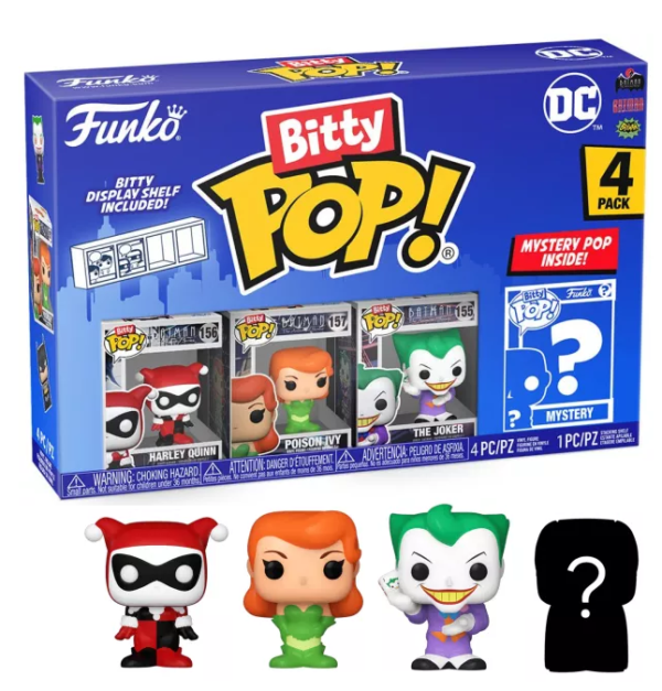Funko Bitty Pop! DC COMICS - Harley Quinn - 4 Pack 2.5cm