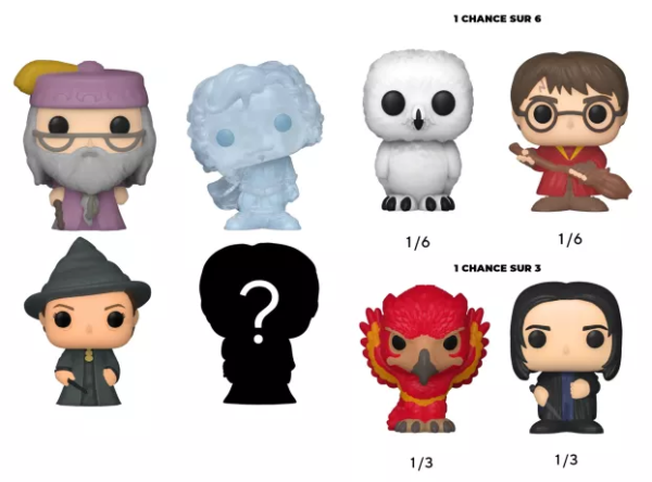 Funko Bitty Pop! HARRY POTTER - Dumbledore - 4 Pack 2.5cm - Afbeelding 2