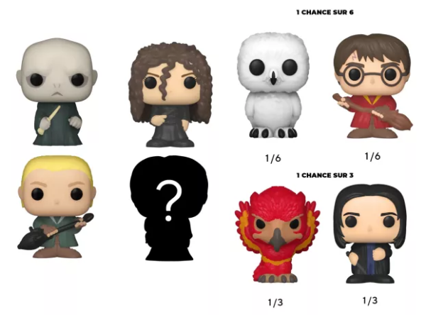 Funko Bitty Pop! HARRY POTTER - Voldemort - 4 Pack 2.5cm - Afbeelding 2