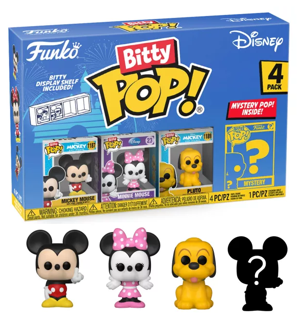 Funko Bitty Pop! DISNEY - Mickey Mouse - 4 Pack 2.5cm