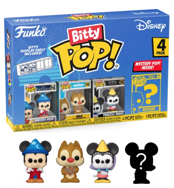 Funko Bitty Pop! DISNEY - Sorcerer Mickey - 4 Pack 2.5cm