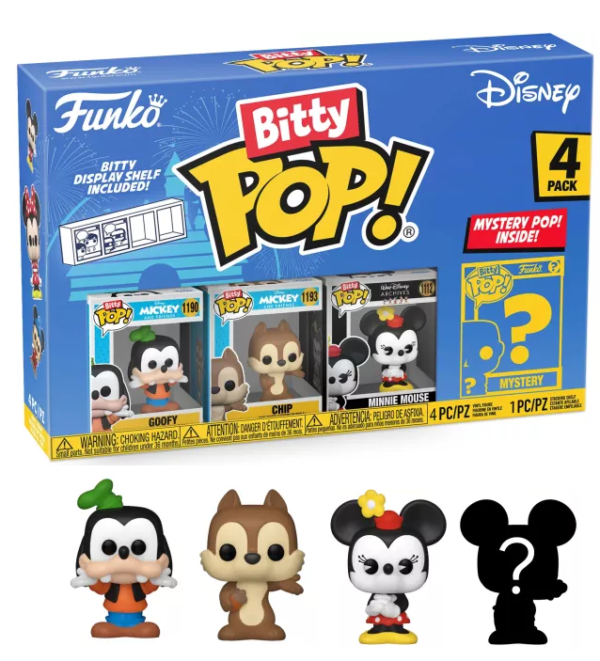 Funko Bitty Pop! DISNEY - Goofy - 4 Pack 2.5cm
