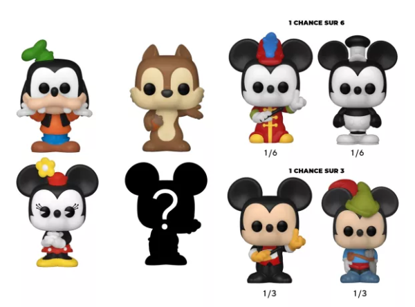 Funko Bitty Pop! DISNEY - Goofy - 4 Pack 2.5cm - Afbeelding 2
