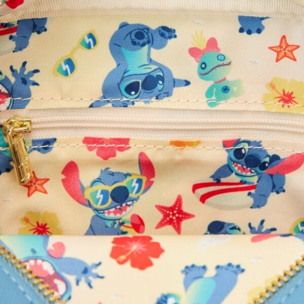 DISNEY - Stitch "Beach Day" - Crossbuddy Bag Loungefly - Afbeelding 6