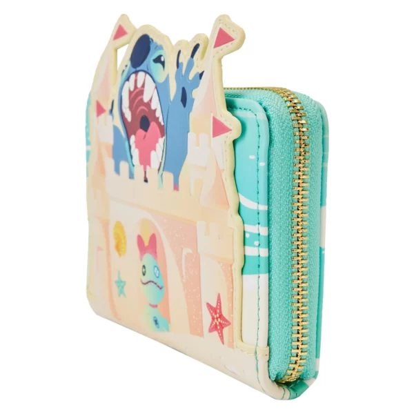 DISNEY - Stitch Sandcastle "Beach Surprise" - Wallet LoungeFly - Afbeelding 2