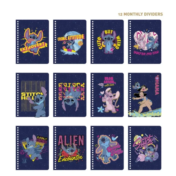 LILO & STITCH - Ongedateerde weekplanner kalender + Dividers - Afbeelding 3