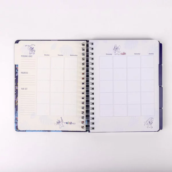 LILO & STITCH - Ongedateerde weekplanner kalender + Dividers - Afbeelding 4