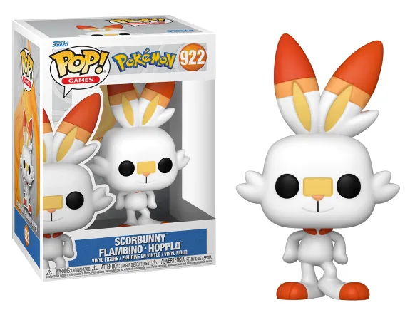 Funko Pop! Games: Pokemon - Scorbunny (922)