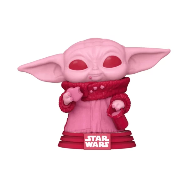 Funko Pop! Star Wars/The Mandalorian: Valentine - The Child with cookie (493) - Afbeelding 2
