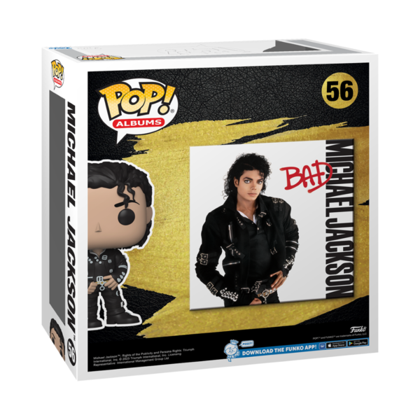 Funko Pop! Rocks - Michael Jackson - POP Albums Nr 56 - Bad - Afbeelding 4