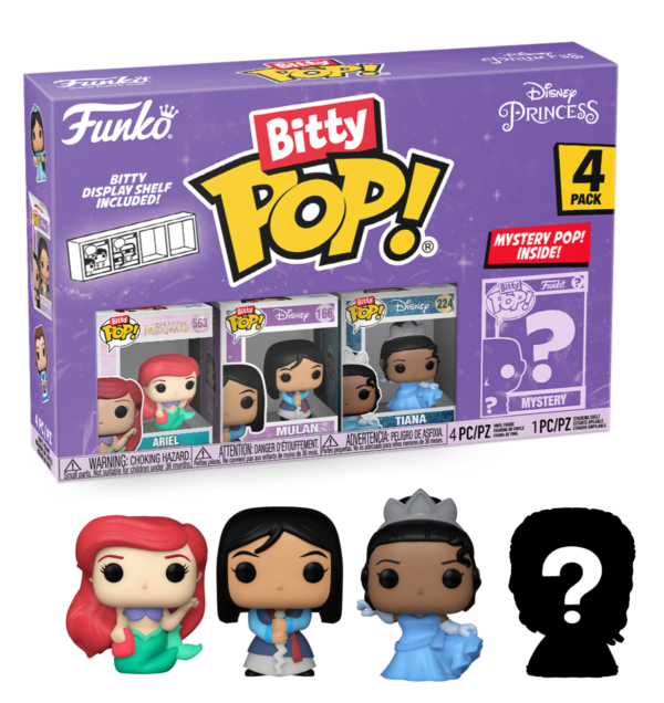 Funko Bitty Pop! DISNEY PRINCESS - Ariel - 4 Pack 2.5cm