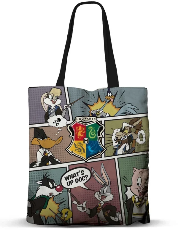 LOONEY TUNES to Hogwarts - Special Edition - Premium Tote Bag 40x33cm - Afbeelding 2