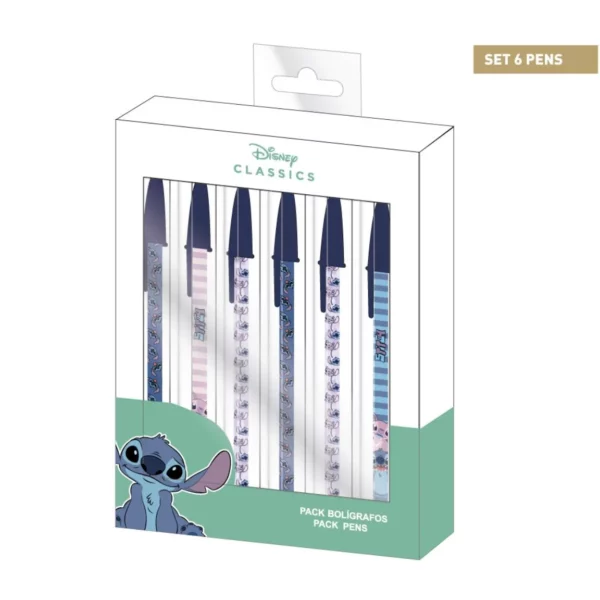 LILO & STITCH - Set van 6 balpennen
