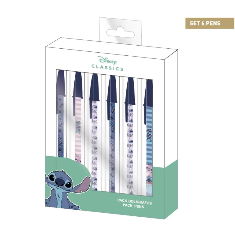 LILO & STITCH - Set van 6 balpennen