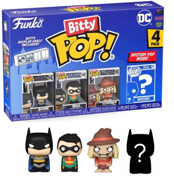 Funko Bitty Pop! DC COMICS - Batman - 4 Pack 2.5cm