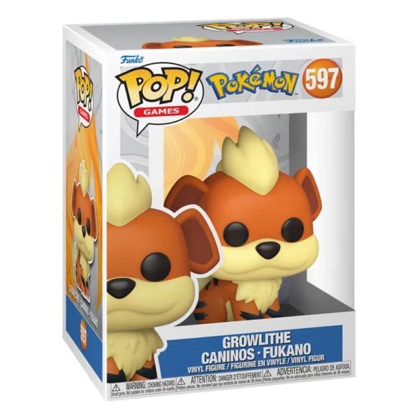 Funko Pop! Games: Pokemon - Growlithe (597) - Afbeelding 2