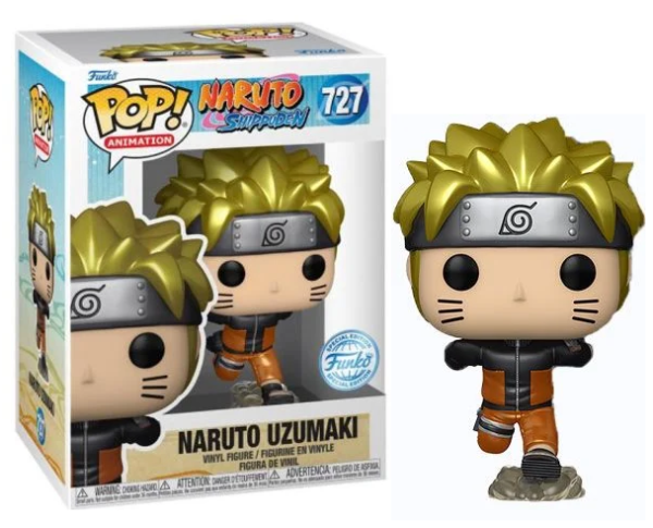 Funko Pop! Animation: Naruto - Naruto Running (727) Metalic Effect Special Edition