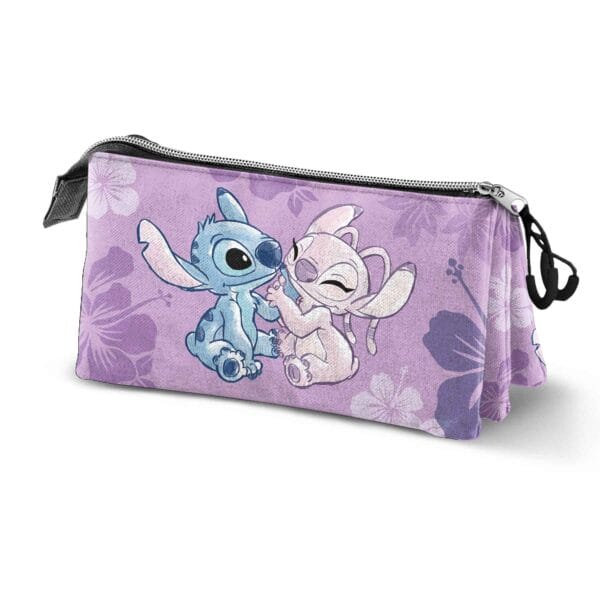 LILO & STITCH - Lila Triple Pennenzak '23x11x7cm'