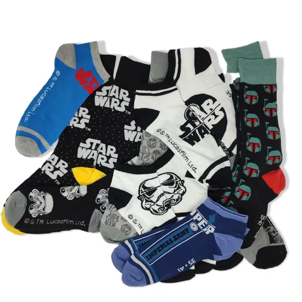 STAR WARS - Geschenkdoos/Adventkalender - 12 paar sokken (Maat 40-46) - Afbeelding 2