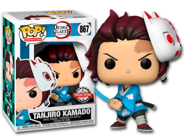 Funko Pop! Animation: Demon Slayer - Tanjiro Kamado w/Mask (867) Special Edition