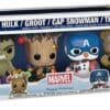 Funko Pop! MARVEL: Happy Holiday 4-Pack Special Edition
