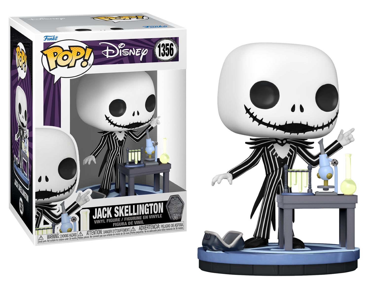 Funko Pop!: Nightmare before Christmas (NBX) 30TH : Jack with Lab (1356)