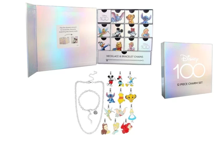 DISNEY 100 YEARS - Gift Box - Charms + Halsketting/Armketting - 14st.