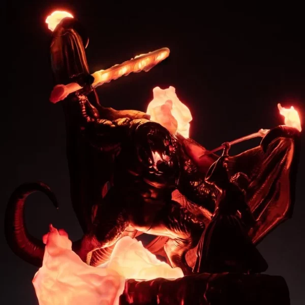 LORD OF THE RINGS - Balrog vs Gandalf - Lamp 41cm - Afbeelding 4