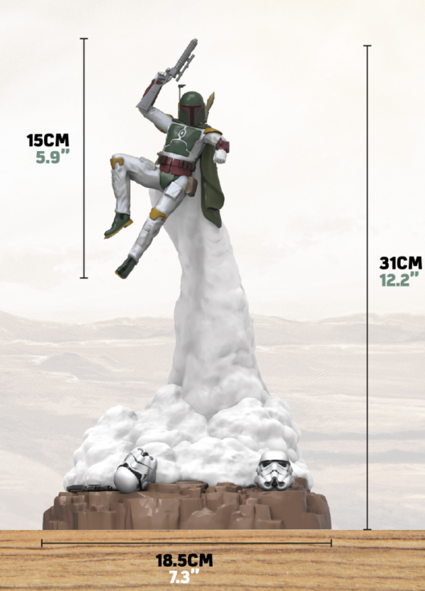 STAR WARS - Boba Fett Figural Light - 32cm - Afbeelding 4