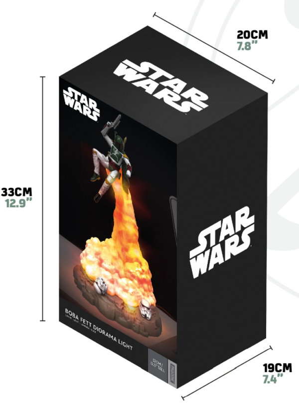 STAR WARS - Boba Fett Figural Light - 32cm - Afbeelding 5