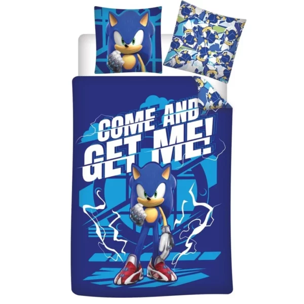 SONIC - Duvet Cover 140x200cm - Come and Get Me '100% polycotton'